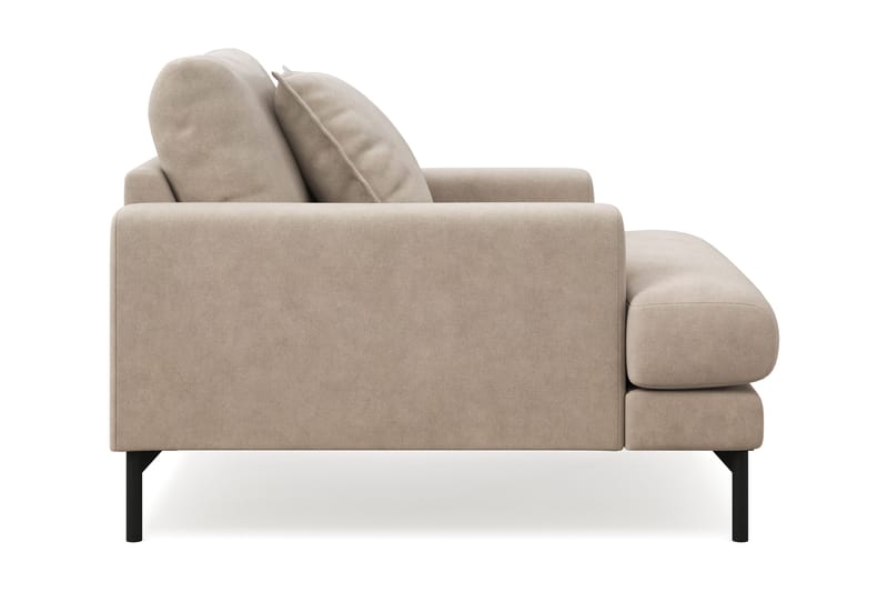 Menard Premium lenestol i stoff - Beige - Møbler - Stoler - Lenestoler