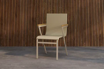 Mexico spisestol utendørs - Beige - Møbler - Stoler - Spisestuestoler & kjøkkenstoler