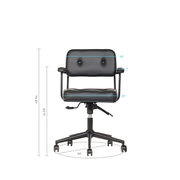 Meylin Kontorstol - Svart - Møbler - Stoler - Kontorstol & skrivebordsstol