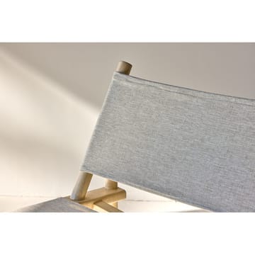 Millo Lenestol i Stoff med Treunderstell - Beige - Møbler - Stoler - Lenestoler