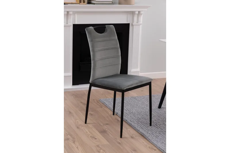 Minneter Spisestol - Grå - Møbler - Stoler - Spisestuestoler & kjøkkenstoler