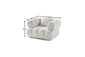 Mississauga Lenestol - Hvit - Møbler - Stoler - Lenestoler