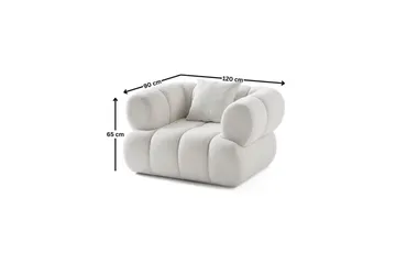 Mississauga Lenestol - Hvit - Møbler - Stoler - Lenestoler