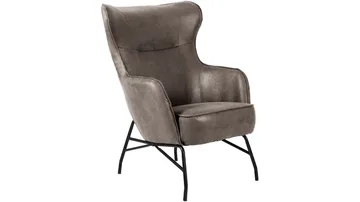 Morvella lenestol - Grå - Møbler - Stoler - Lenestoler - Ørelappstol