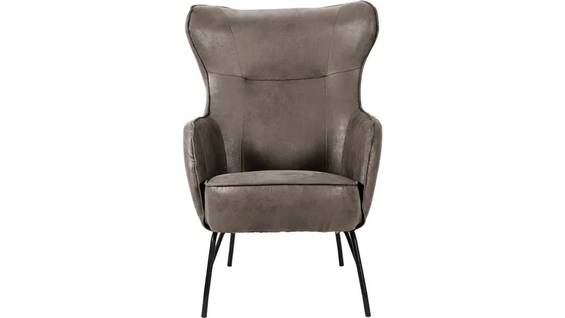 Morvella lenestol - Grå - Møbler - Stoler - Lenestoler - Ørelappstol