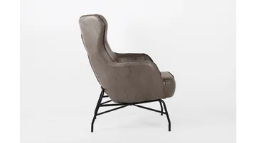 Morvella lenestol - Grå - Møbler - Stoler - Lenestoler - Ørelappstol