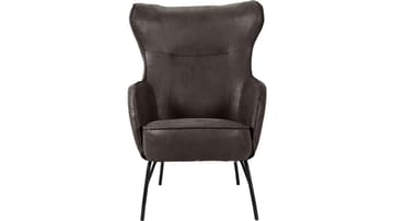 Morvella lenestol - Mørkgrå - Møbler - Stoler - Lenestoler - Ørelappstol