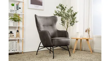 Morvella lenestol - Mørkgrå - Møbler - Stoler - Lenestoler