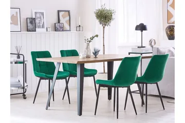 Mustadfors Fløyelsstol 2-pk - Grønn - Møbler - Stoler - Spisestuestoler & kjøkkenstoler