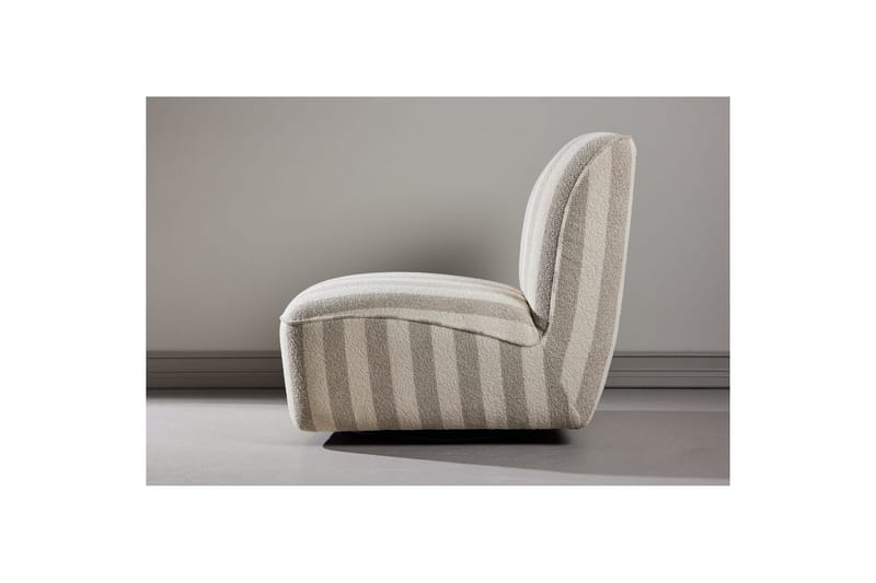 My Moderne Lenestol i Bouclé - Beige - Møbler - Stoler - Lenestoler