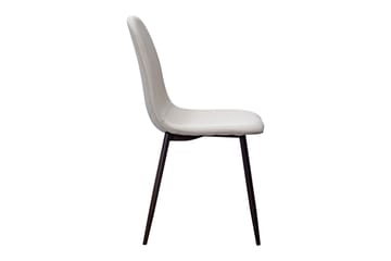 Naira Spisestol - Beige/Metallben Valnøtt - Møbler - Stoler - Spisestuestoler & kjøkkenstoler