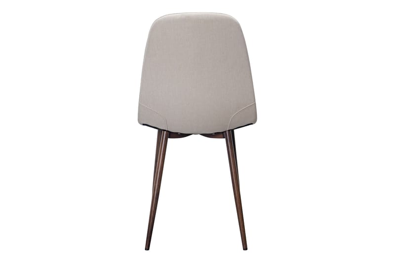 Naira Spisestol - Beige/Metallben Valnøtt - Møbler - Stoler - Spisestuestoler & kjøkkenstoler