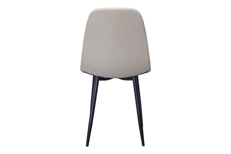 Naira Spisestol - Beige/Svarte Metallben - Møbler - Stoler - Spisestuestoler & kjøkkenstoler