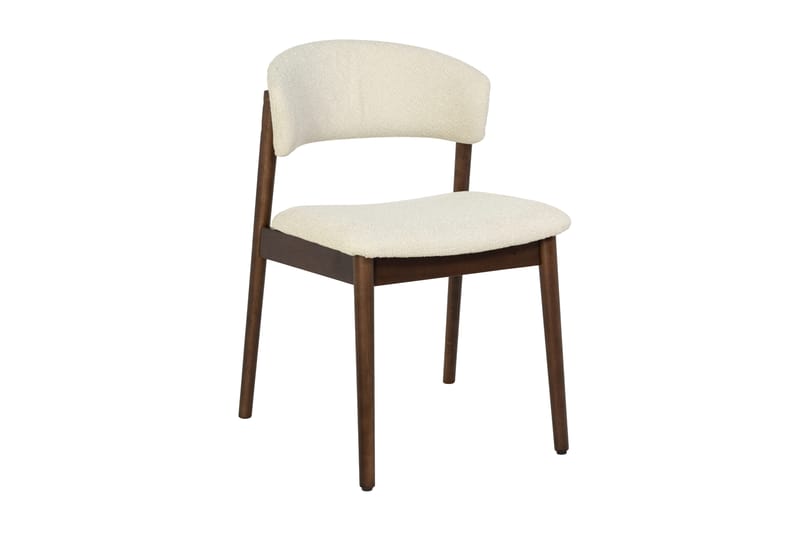Nala Spisestol i Tre med Stoffsete, Beige