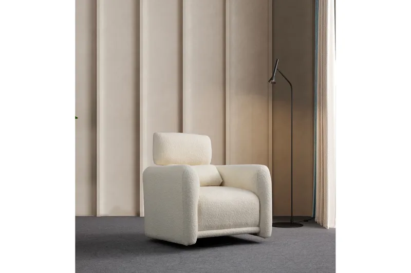 Namarta Lenestol - Hvit - Møbler - Stoler - Lenestoler