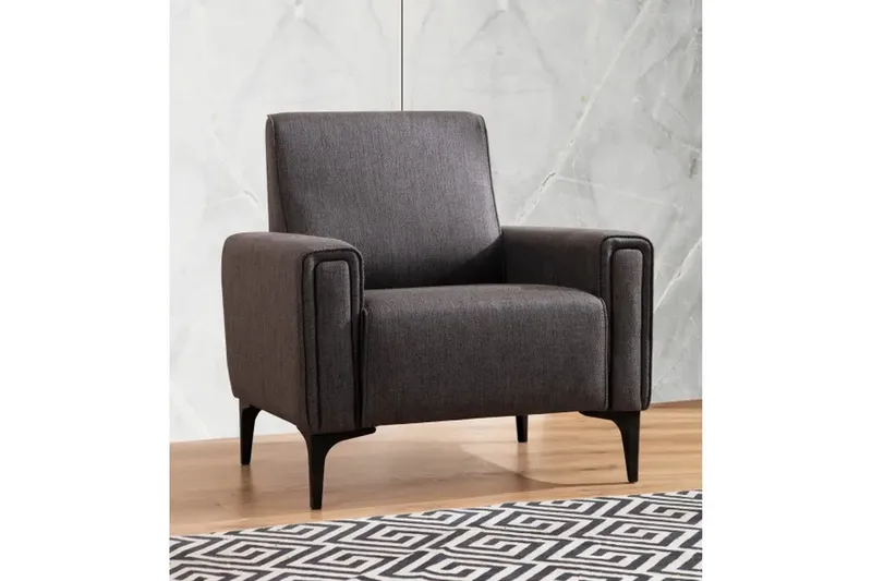 Naoko Lenestol - Mørkegrå - Møbler - Stoler - Lenestoler