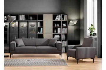 Naoko Lenestol - Mørkegrå - Møbler - Stoler - Lenestoler