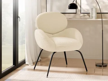 Neylin Lenestol - Beige - Møbler - Stoler - Lenestoler