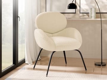 Neylin Lenestol - Beige - Møbler - Stoler - Lenestoler