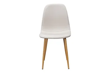 Nibe Spisestol - Beige/Metallben Eik - Møbler - Stoler - Spisestuestoler & kjøkkenstoler