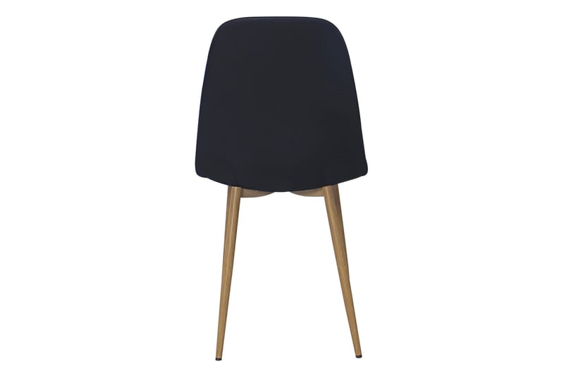 Nibe Spisestol - Svart/Metallben Eik - Møbler - Stoler - Spisestuestoler & kjøkkenstoler