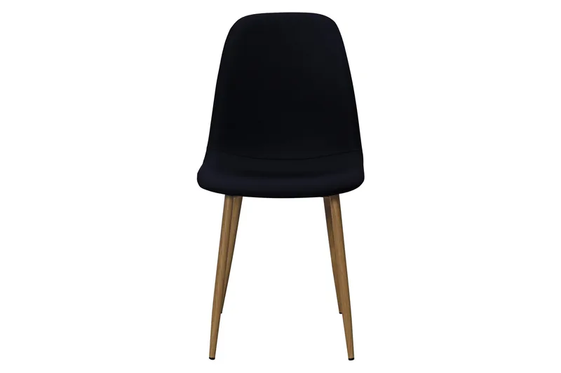 Nibe Spisestol - Svart/Metallben Eik - Møbler - Stoler - Spisestuestoler & kjøkkenstoler