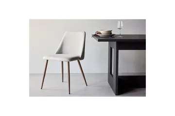 Night Spisestol i Stoff - Beige - Møbler - Stoler - Spisestuestoler & kjøkkenstoler