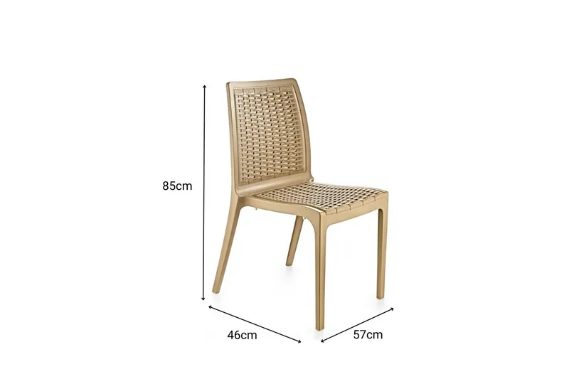 Omber Spisestol - Beige - Møbler - Stoler - Spisestuestoler & kjøkkenstoler