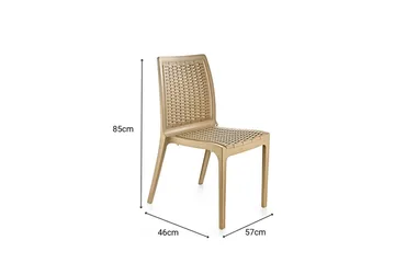 Omber Spisestol - Beige - Møbler - Stoler - Spisestuestoler & kjøkkenstoler