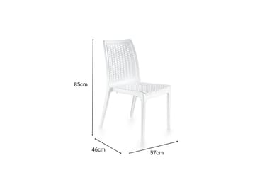 Omber Spisestol - Hvit - Møbler - Stoler - Spisestuestoler & kjøkkenstoler