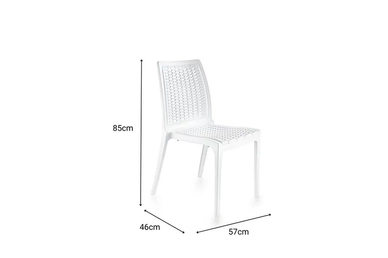 Omber Spisestol - Hvit - Møbler - Stoler - Spisestuestoler & kjøkkenstoler