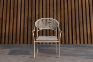 Paros spisestol utendørs - Beige - Møbler - Stoler - Spisestuestoler & kjøkkenstoler