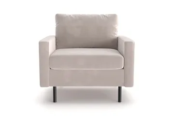 Peppe Manchester Lenestol 76 cm bred - Beige - Møbler - Stoler - Lenestoler - Klubblenestol