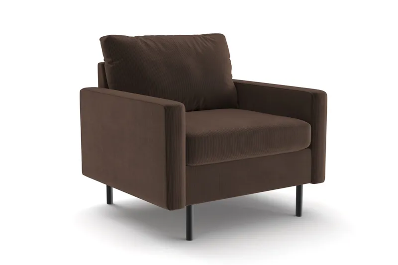 Peppe Manchester Lenestol 76 cm bred, Brun