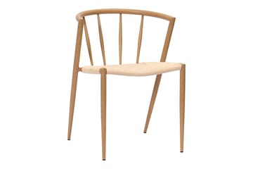 Beige / Metallben eik