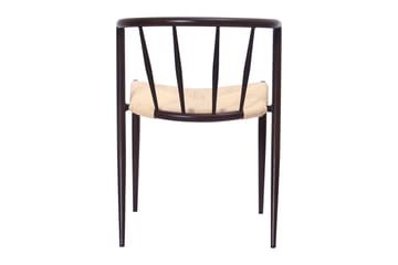 Radella Spisestol - Beige / Metallben Røkt eik - Møbler - Stoler - Spisestuestoler & kjøkkenstoler