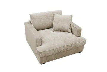 Rossita lyx Ekstra dyp Lenestol - Beige Chenille - Møbler - Stoler - Lenestoler