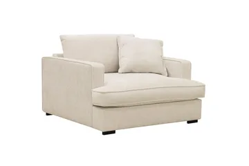 Rossita lyx Ekstra dyp Lenestol - Beige Chenille - Møbler - Stoler - Lenestoler