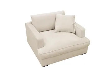 Rossita lyx Ekstra dyp Lenestol - Beige Chenille - Møbler - Stoler - Lenestoler