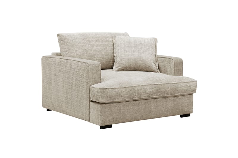 Rossita lyx Ekstra dyp Lenestol - Beige Chenille - Møbler - Stoler - Lenestoler