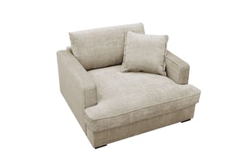 Rossita lyx Ekstra dyp Lenestol - Beige Chenille - Møbler - Stoler - Lenestoler