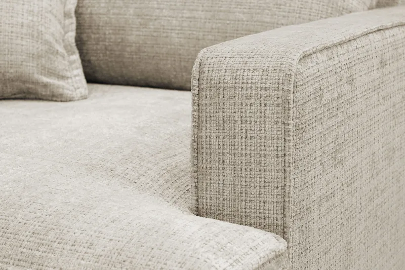 Rossita lyx Ekstra dyp Lenestol - Beige Chenille - Møbler - Stoler - Lenestoler