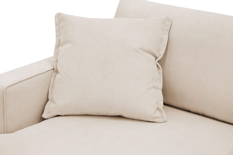 Rossita lyx Ekstra dyp Lenestol - Beige Kordfløyel - Møbler - Stoler - Lenestoler