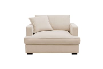 Rossita lyx Ekstra dyp Lenestol - Beige Kordfløyel - Møbler - Stoler - Lenestoler