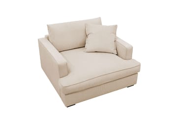 Rossita lyx Ekstra dyp Lenestol - Beige Kordfløyel - Møbler - Stoler - Lenestoler