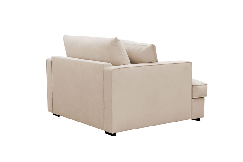 Rossita lyx Ekstra dyp Lenestol - Beige Kordfløyel - Møbler - Stoler - Lenestoler