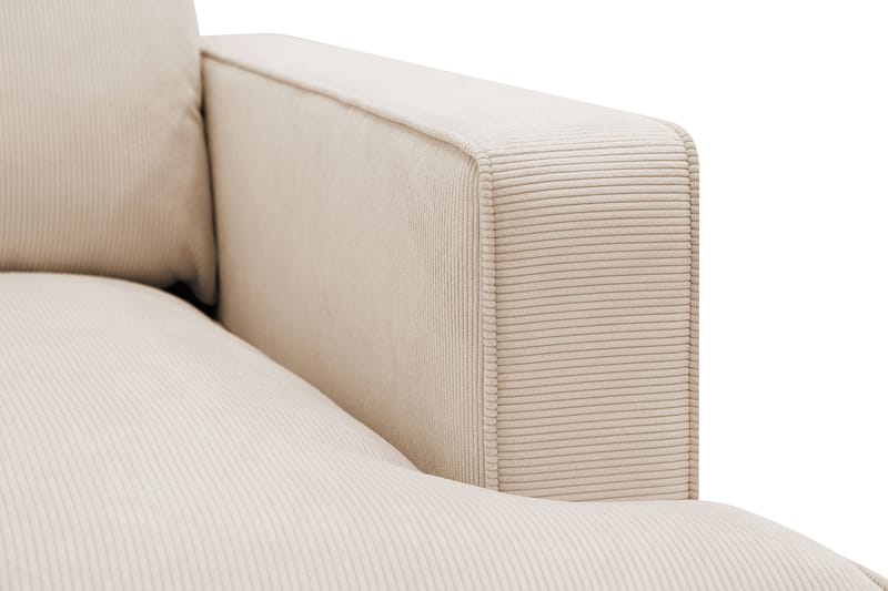 Rossita lyx Ekstra dyp Lenestol - Beige Kordfløyel - Møbler - Stoler - Lenestoler