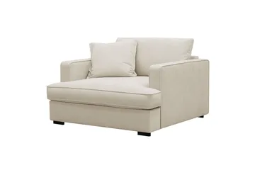 Rossita lyx Ekstra dyp Lenestol - Beige Stoff - Møbler - Stoler - Lenestoler