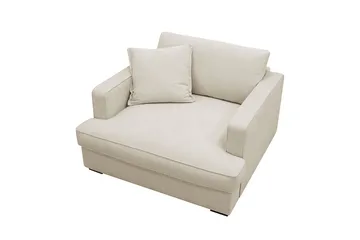 Rossita lyx Ekstra dyp Lenestol - Beige Stoff - Møbler - Stoler - Lenestoler