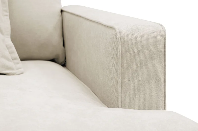 Rossita lyx Ekstra dyp Lenestol - Beige Stoff - Møbler - Stoler - Lenestoler